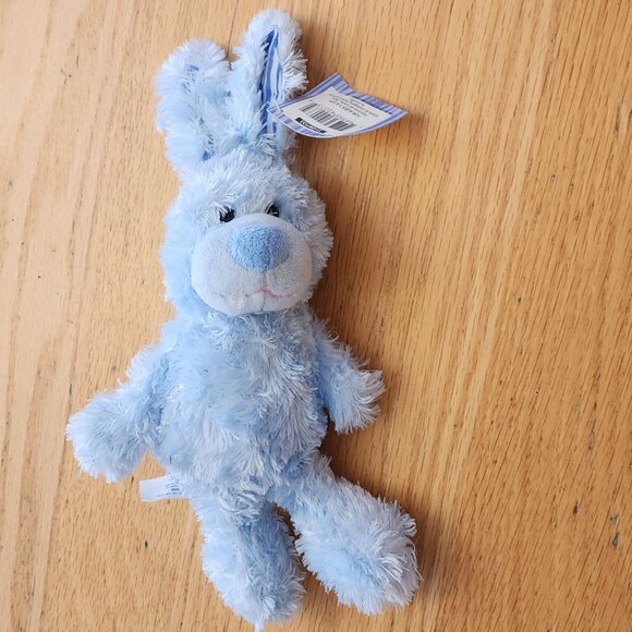 NWT Galerie Blue Bunny Stuffed Animal Toy - Picture 1 of 16